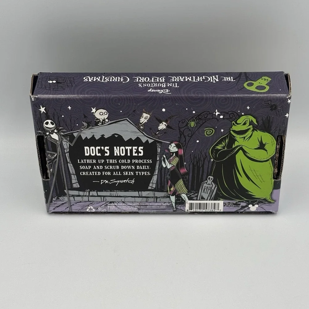 Dr Squatch Nightmare Before Christmas NBC Limited Edition‎ Gift Set 2 5 oz Bars